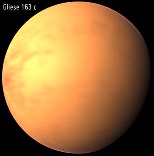 “超級地球”行星Gliese 163c，可能孕育微生命